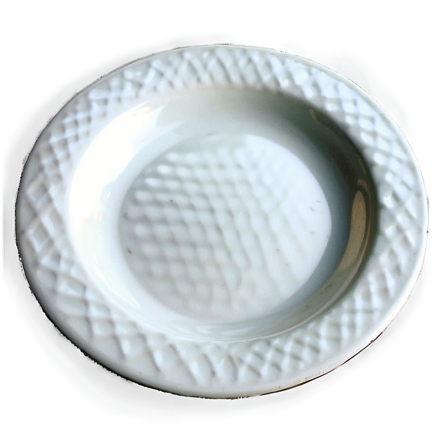 Small White Plate Png 06212024 PNG image