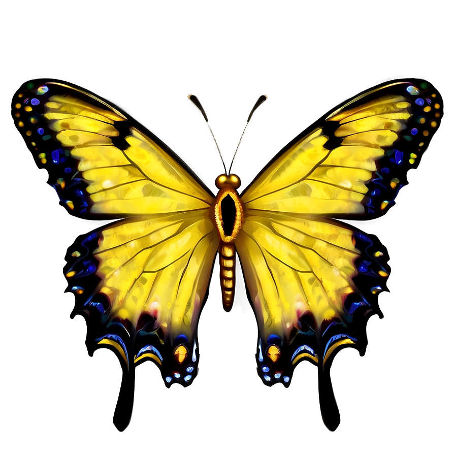 Small Yellow Butterfly Png 15 PNG image