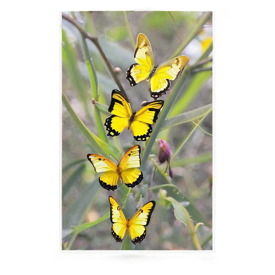 Small Yellow Butterfly Png Rje44 PNG image