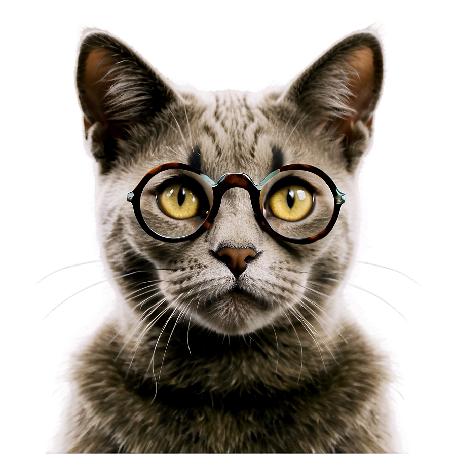 Smart Cat Meme Png 05212024 PNG image