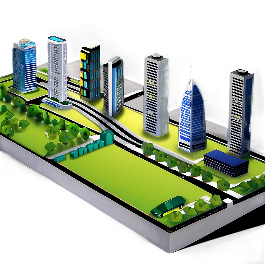 Smart City Technology Layout Png 76 PNG image