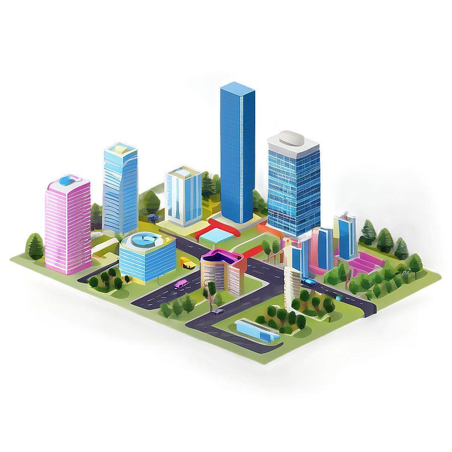 Smart City Technology Layout Png Kcu PNG image