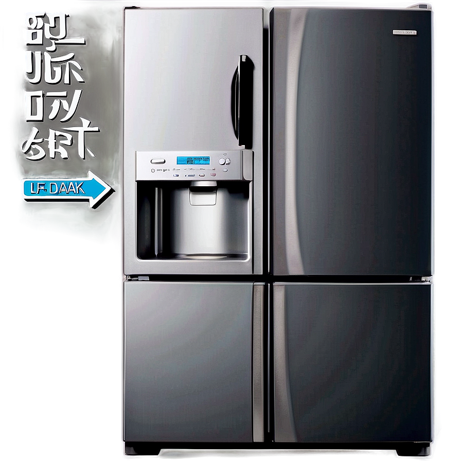 Smart Home Refrigerator Png Hyu49 PNG image