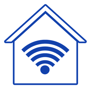 Smart Home Wi Fi Signal Icon PNG image