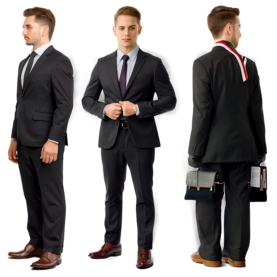 Smart Man In Suit Png 21 PNG image
