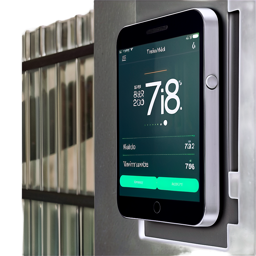 Smart Thermostat For Hvac Png 06212024 PNG image