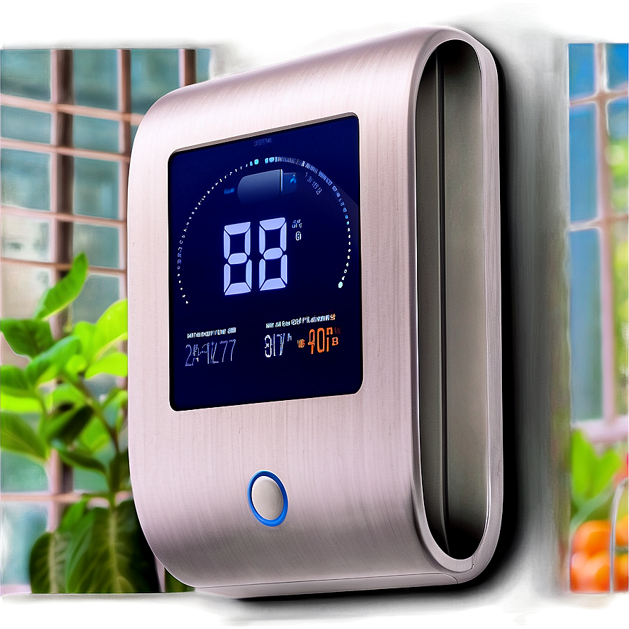 Smart Thermostat With Ai Png 06132024 PNG image