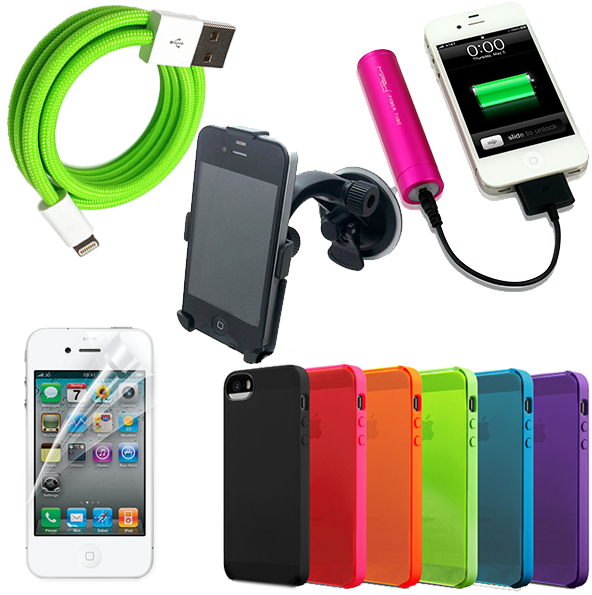 Smartphone Accessories Collection PNG image