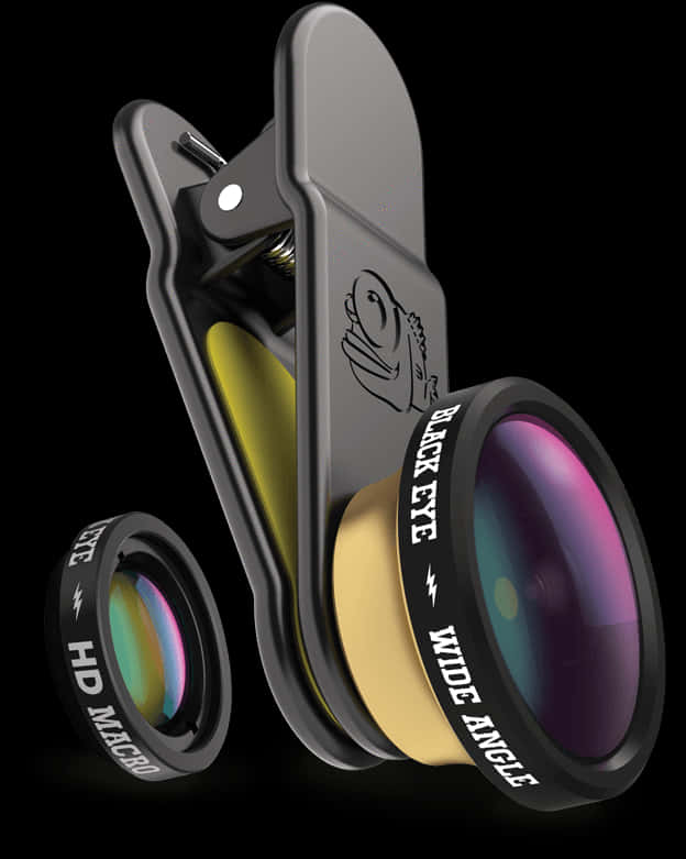 Smartphone Camera Lens Clip Attachment PNG image