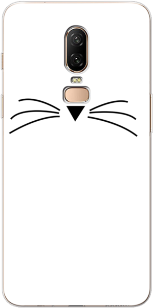 Smartphone Cat Face Design PNG image