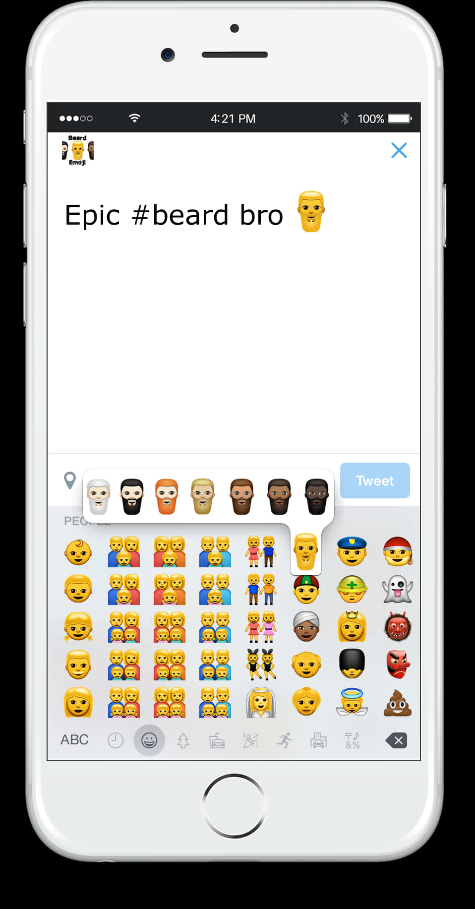 Smartphone_ Emoji_ Selection_ Screen PNG image