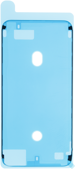Smartphone Frame Blue Plastic PNG image