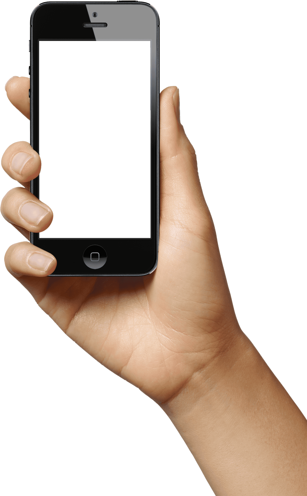 Smartphone_ Held_in_ Hand.png PNG image