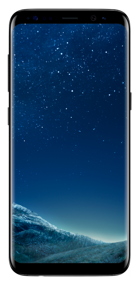 Smartphone Starry Night Screen PNG image