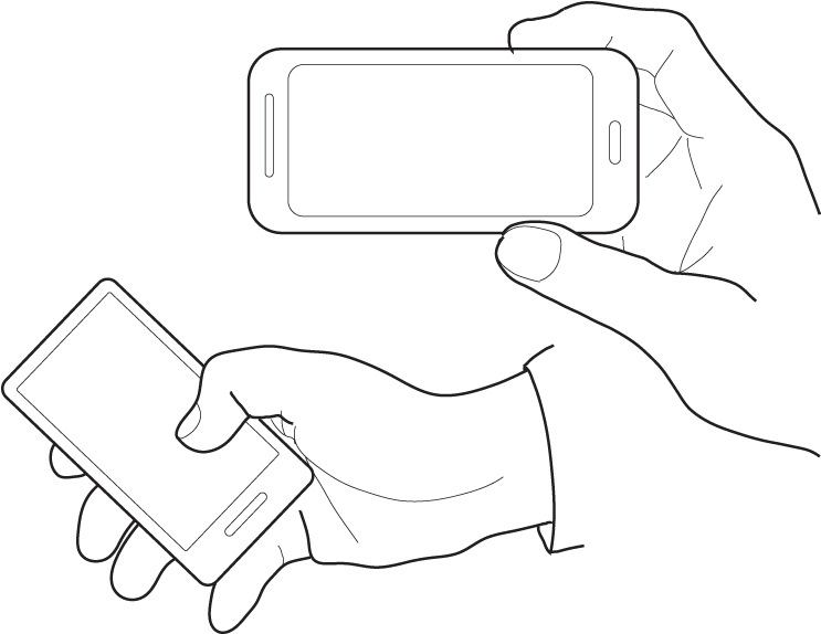 Smartphone Usage Vector Illustration PNG image