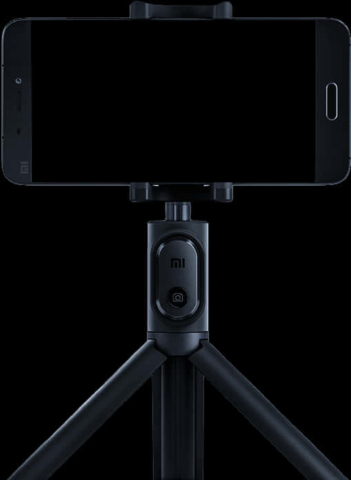 Smartphoneon Tripod Setup PNG image