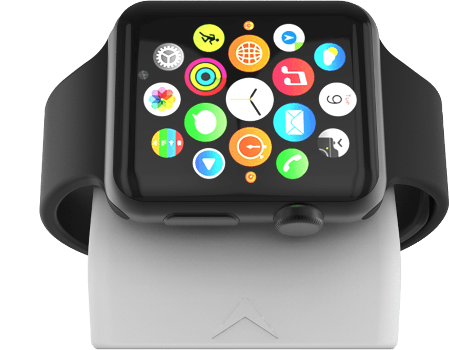 Smartwatch App Interface Display PNG image