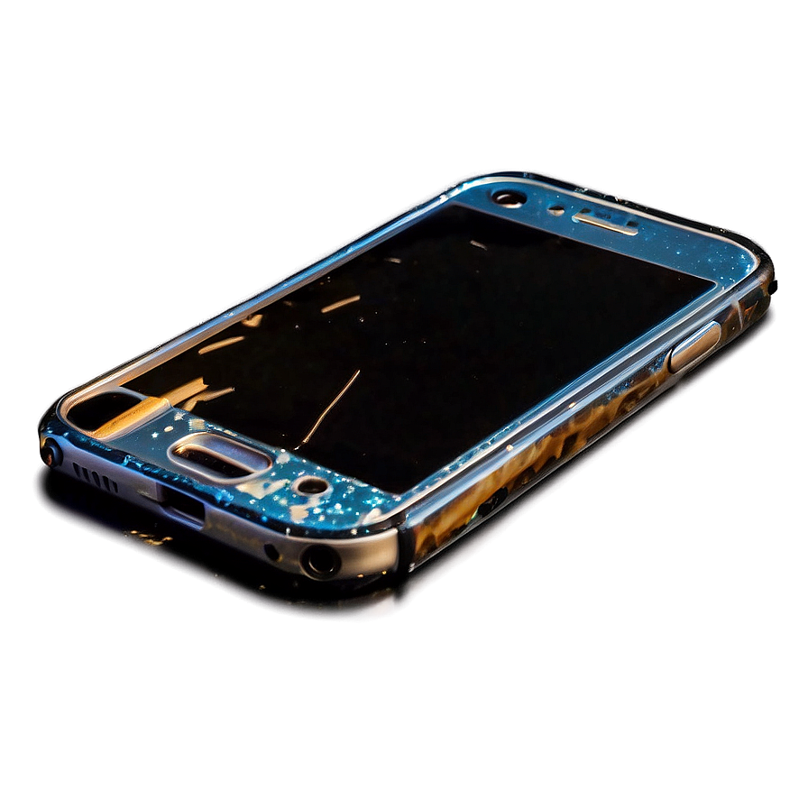 Smashed Phone Device Png 51 PNG image