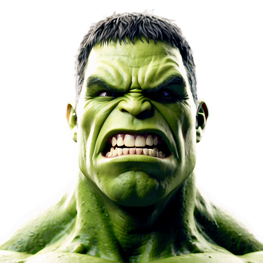 Smashing Hulk Face Png Hiu82 PNG image