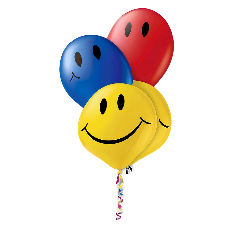 Smiley Face Balloon Png 64 PNG image