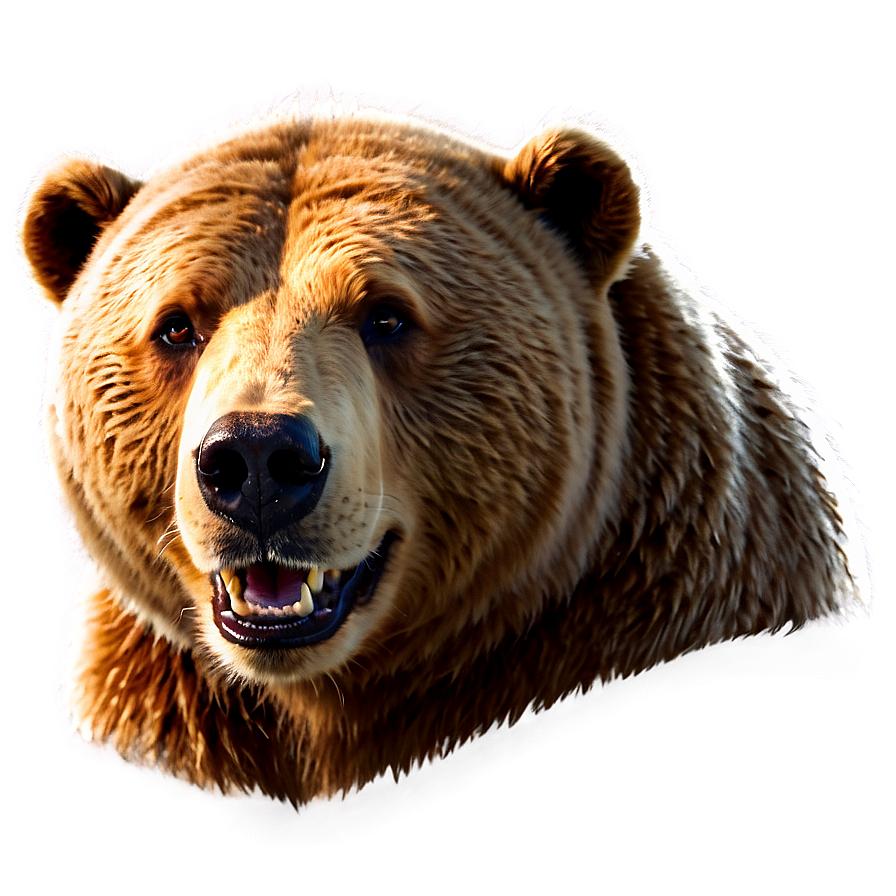 Smiling Bear Cartoon Png 05032024 PNG image