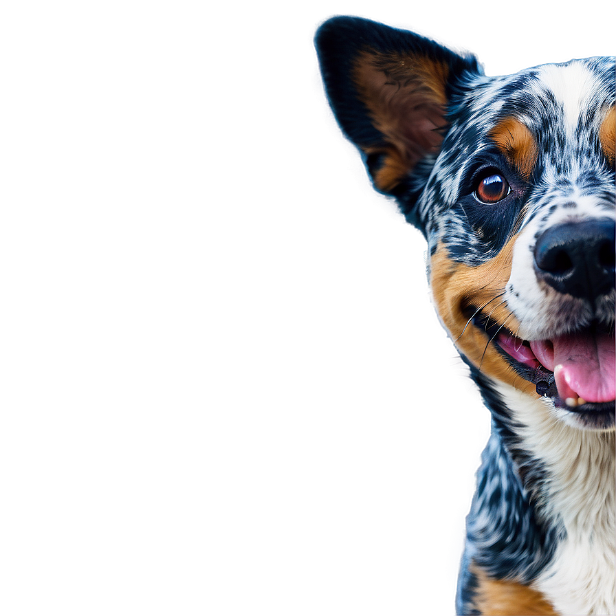 Smiling Blue Heeler Dog Png 06282024 PNG image