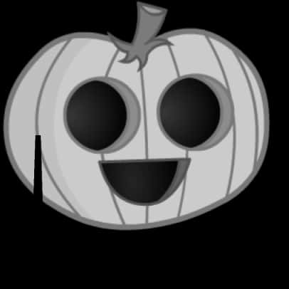 Smiling Cartoon Pumpkin Graphic PNG image