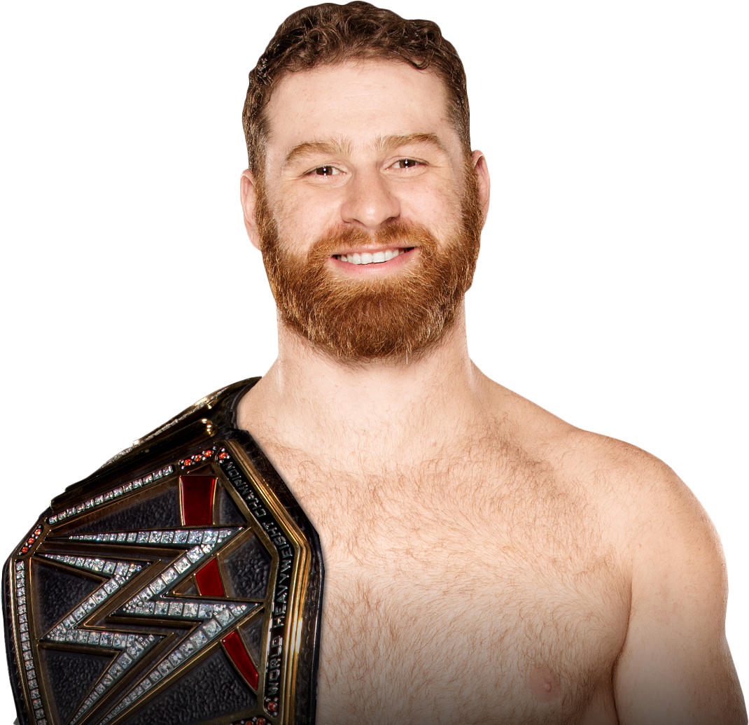 Smiling Championwith Belt PNG image