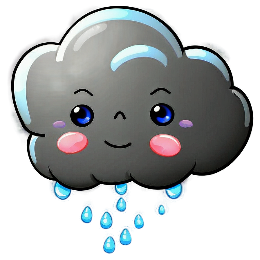 Smiling Cloud Clipart Png 06252024 PNG image