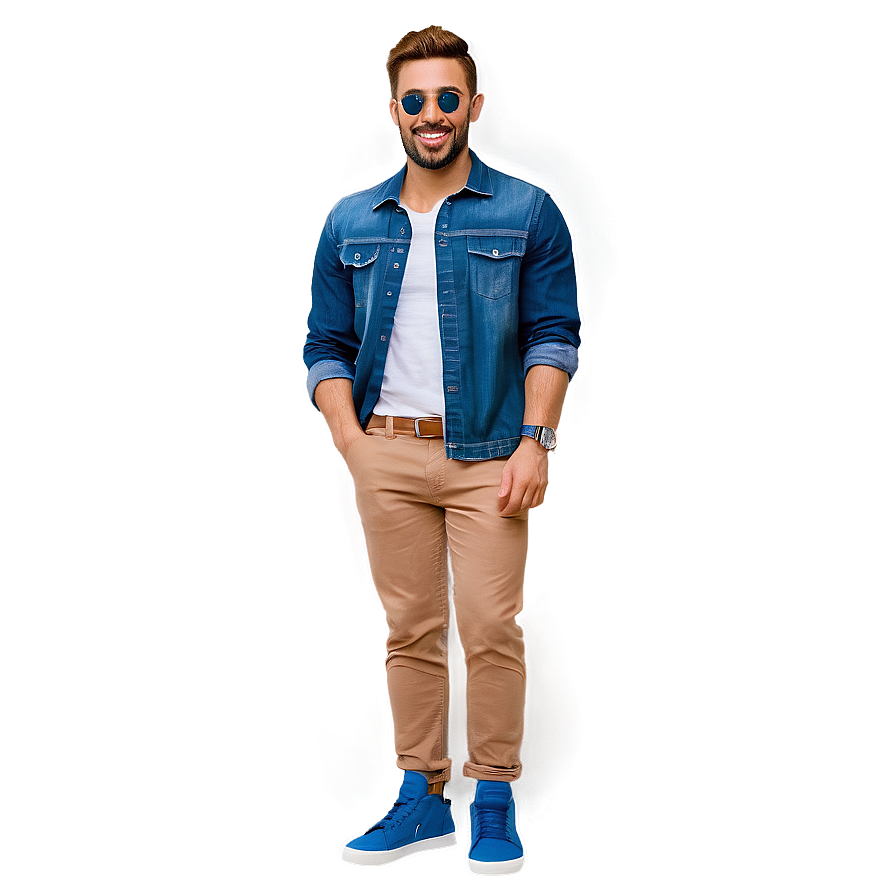 Smiling Cool Guy Cartoon Png Lod35 PNG image