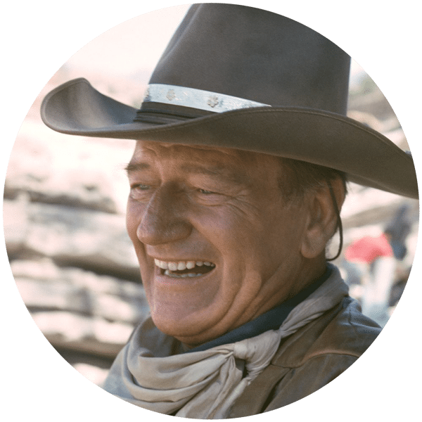 Smiling Cowboy Hat Man PNG image