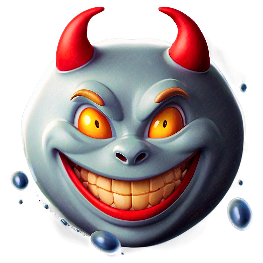 Smiling Devil Emoji Png 5 PNG image