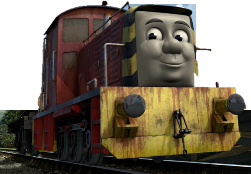 Smiling Diesel Engine Thomasand Friends PNG image