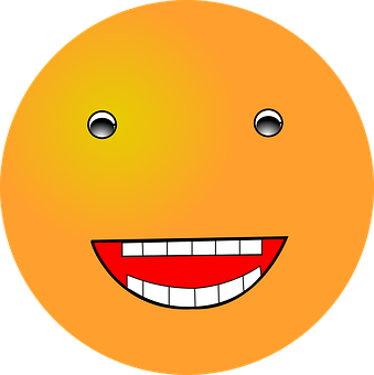 Smiling Emoji Graphic PNG image