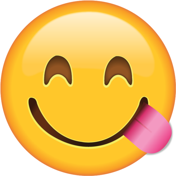 Smiling Emoji Sticking Out Tongue PNG image