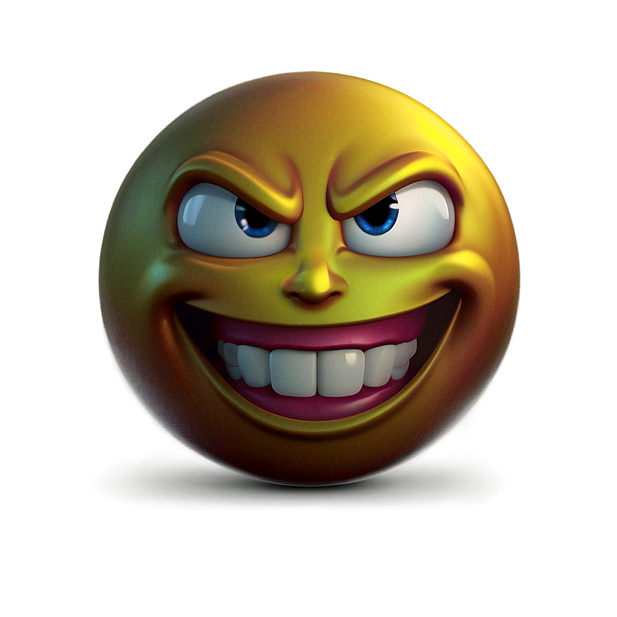 Smiling Emoji Turned Angry Png 05252024 PNG image