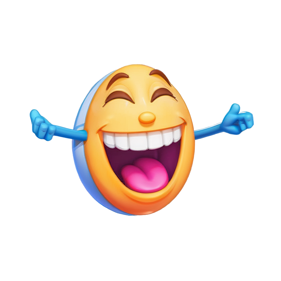 Smiling Emoji With Open Mouth Png Qru PNG image