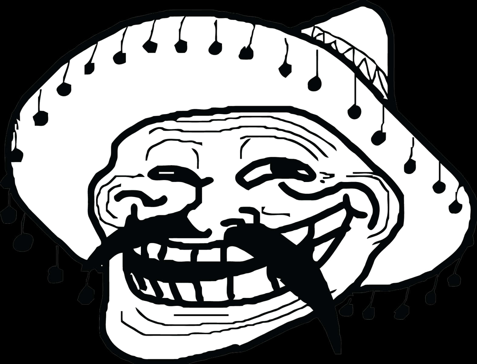Smiling_ Face_with_ Sombrero_ Vector_ Art PNG image