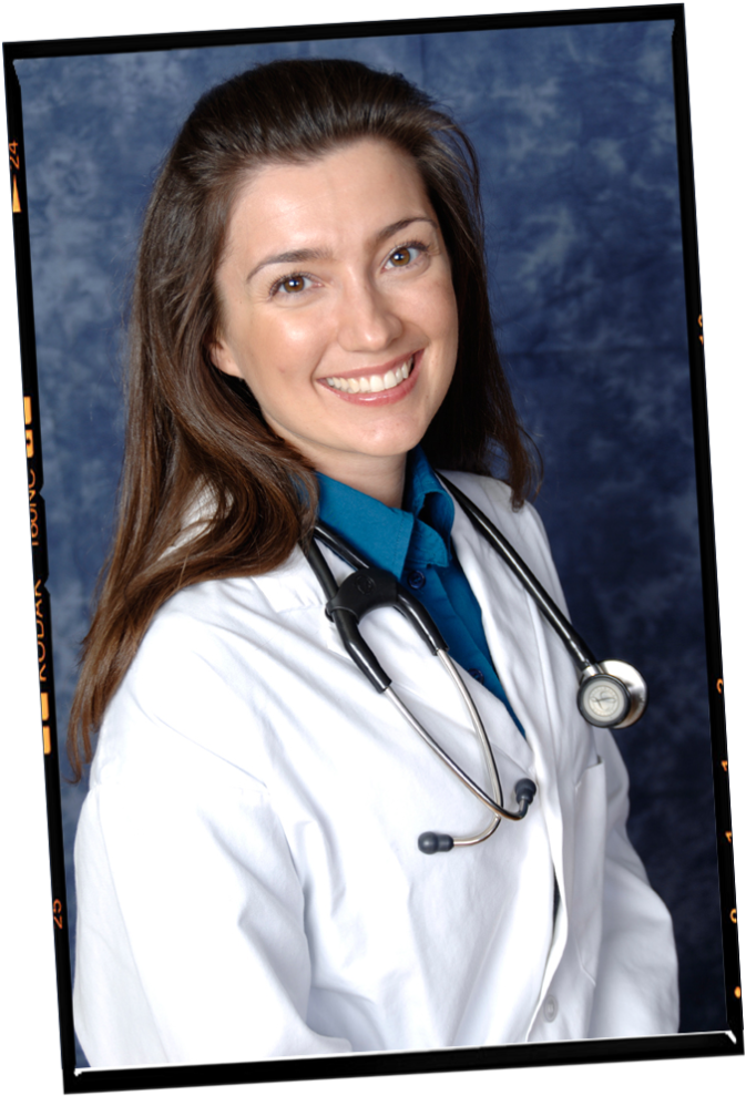 Smiling Female Doctorwith Stethoscope PNG image