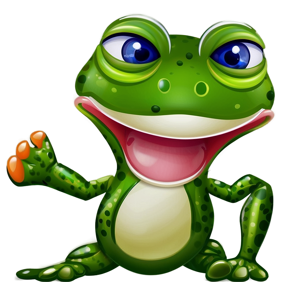 Smiling Frog Cartoon Png 61 PNG image