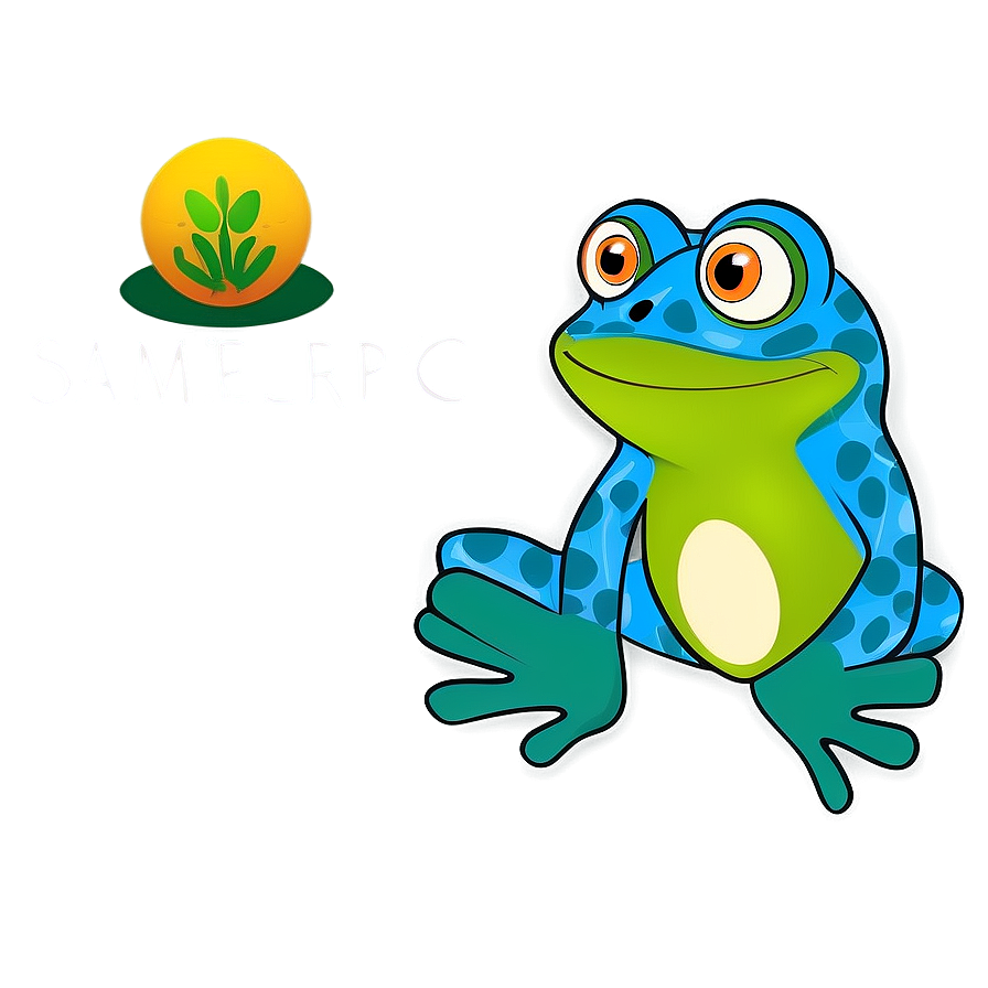 Smiling Frog Cartoon Png Cgv8 PNG image