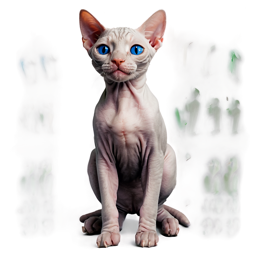 Smiling Hairless Cat Png 67 PNG image