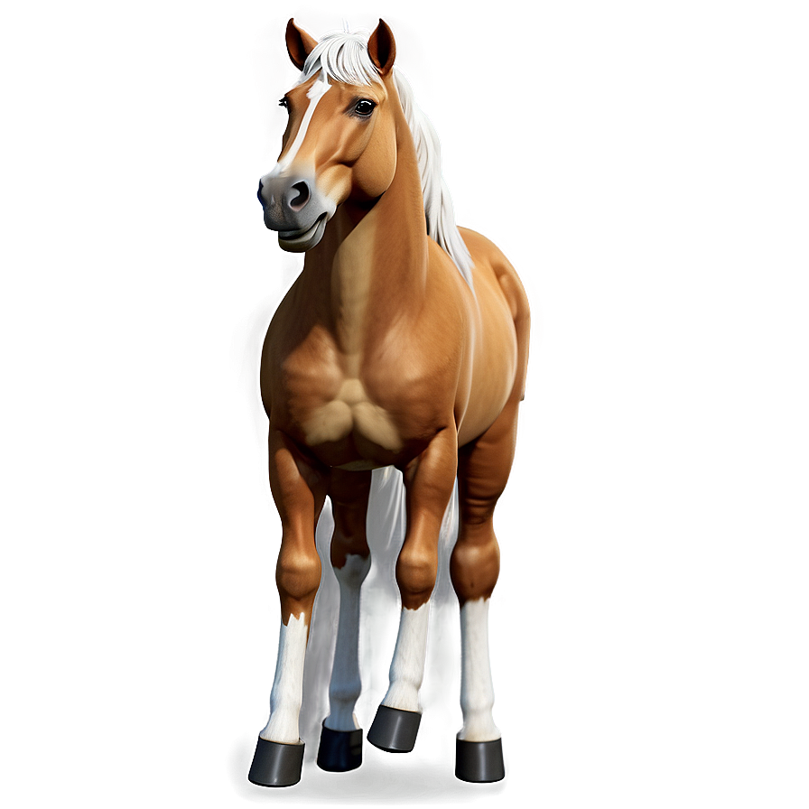 Smiling Horse Cartoon Png 1 PNG image