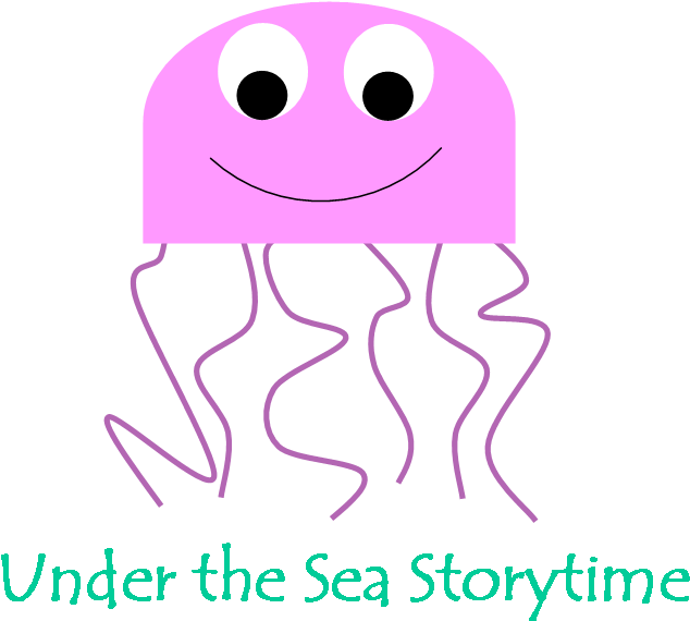 Smiling Jellyfish Cartoon Graphic PNG image