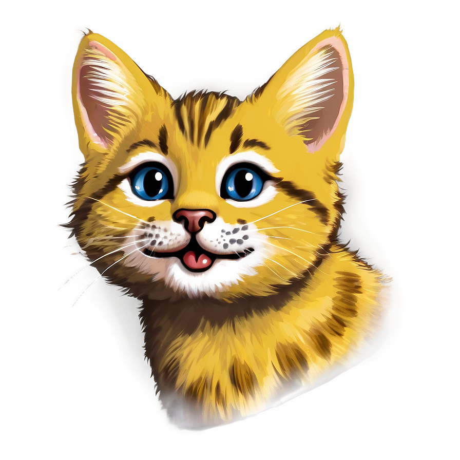 Smiling Kitten Png Ehc PNG image