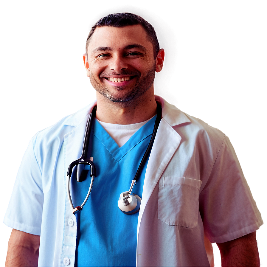 Smiling Male Nurse Png 52 PNG image