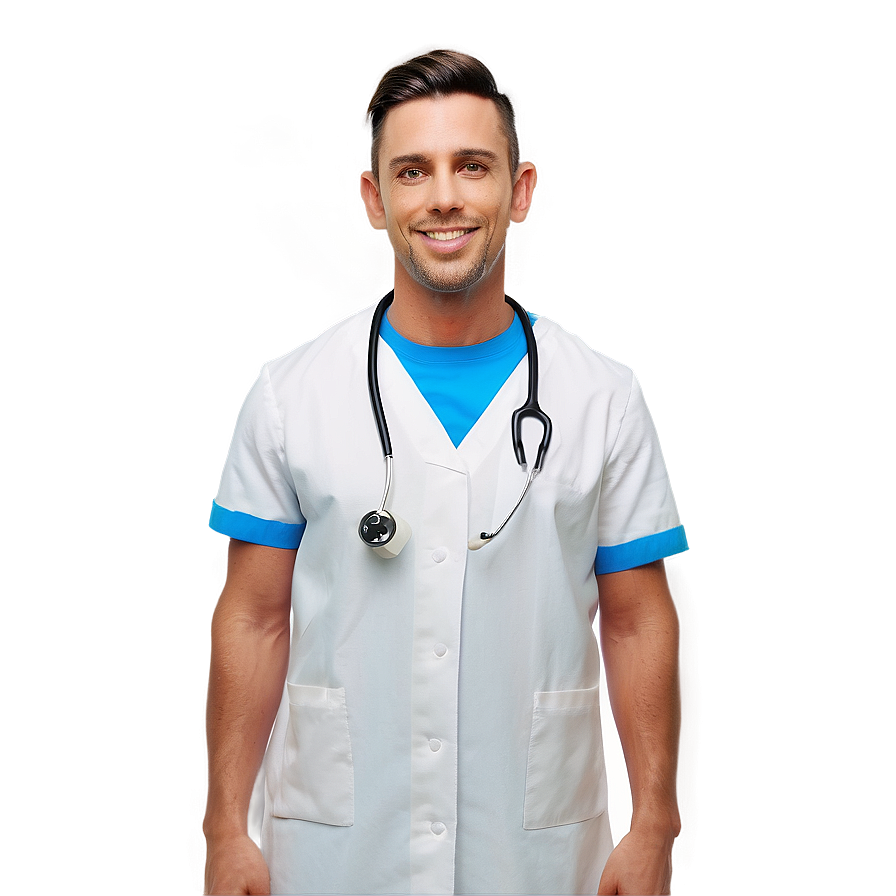 Smiling Male Nurse Png 83 PNG image