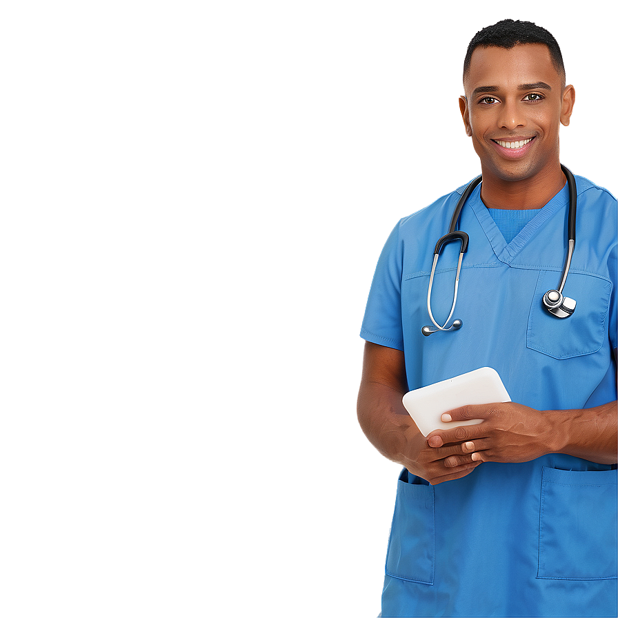 Smiling Male Nurse Png Tmc3 PNG image