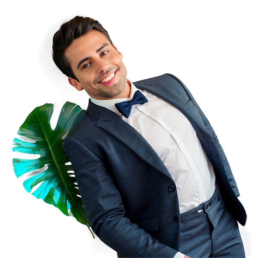 Smiling Man In Suit Png Qux PNG image