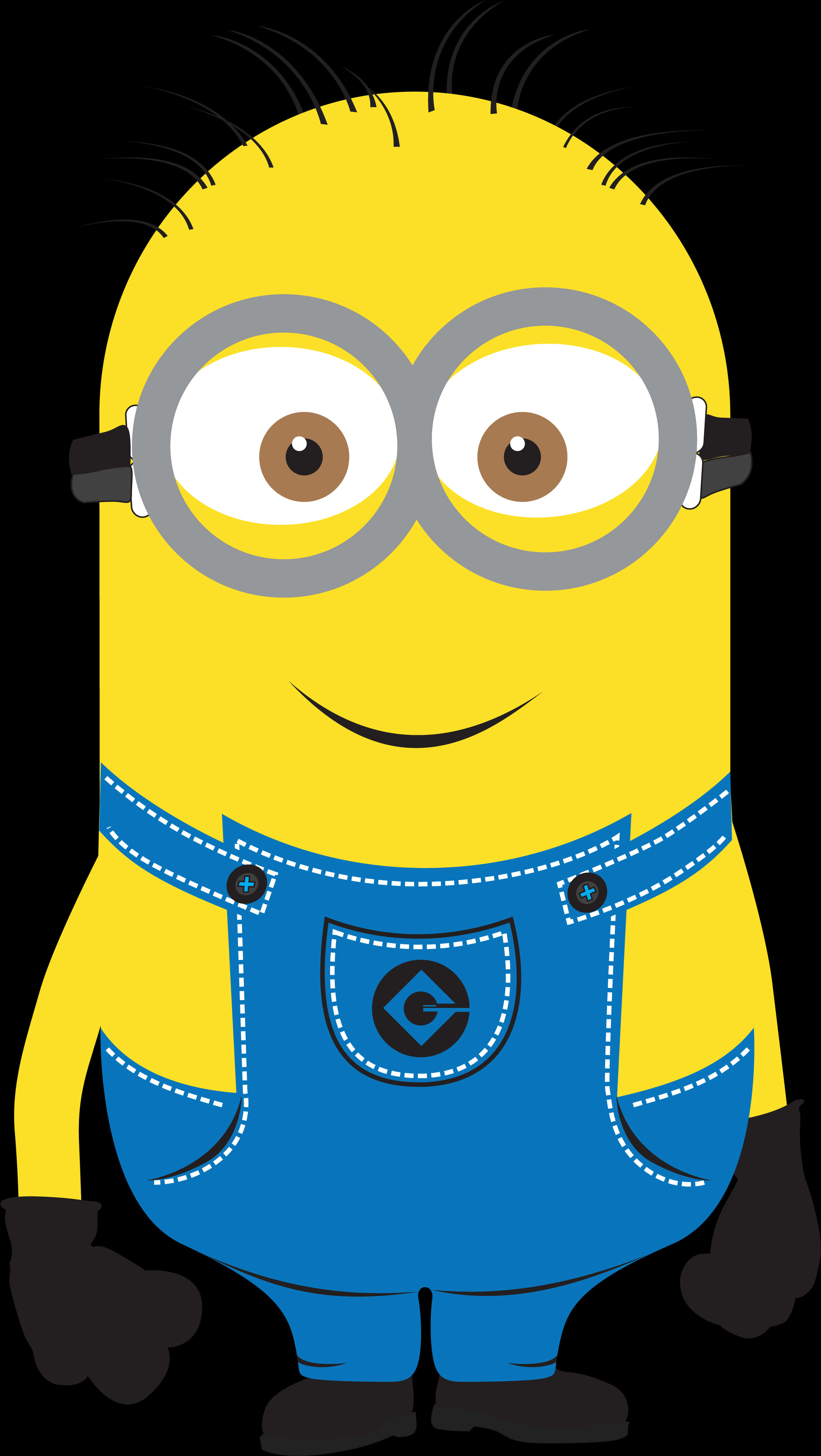 Smiling Minion Clipart PNG image